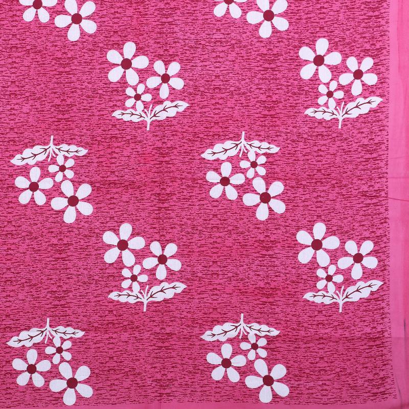 Jaipur sanganeri Queen Size cotton bedsheet with 2 Pillow cover